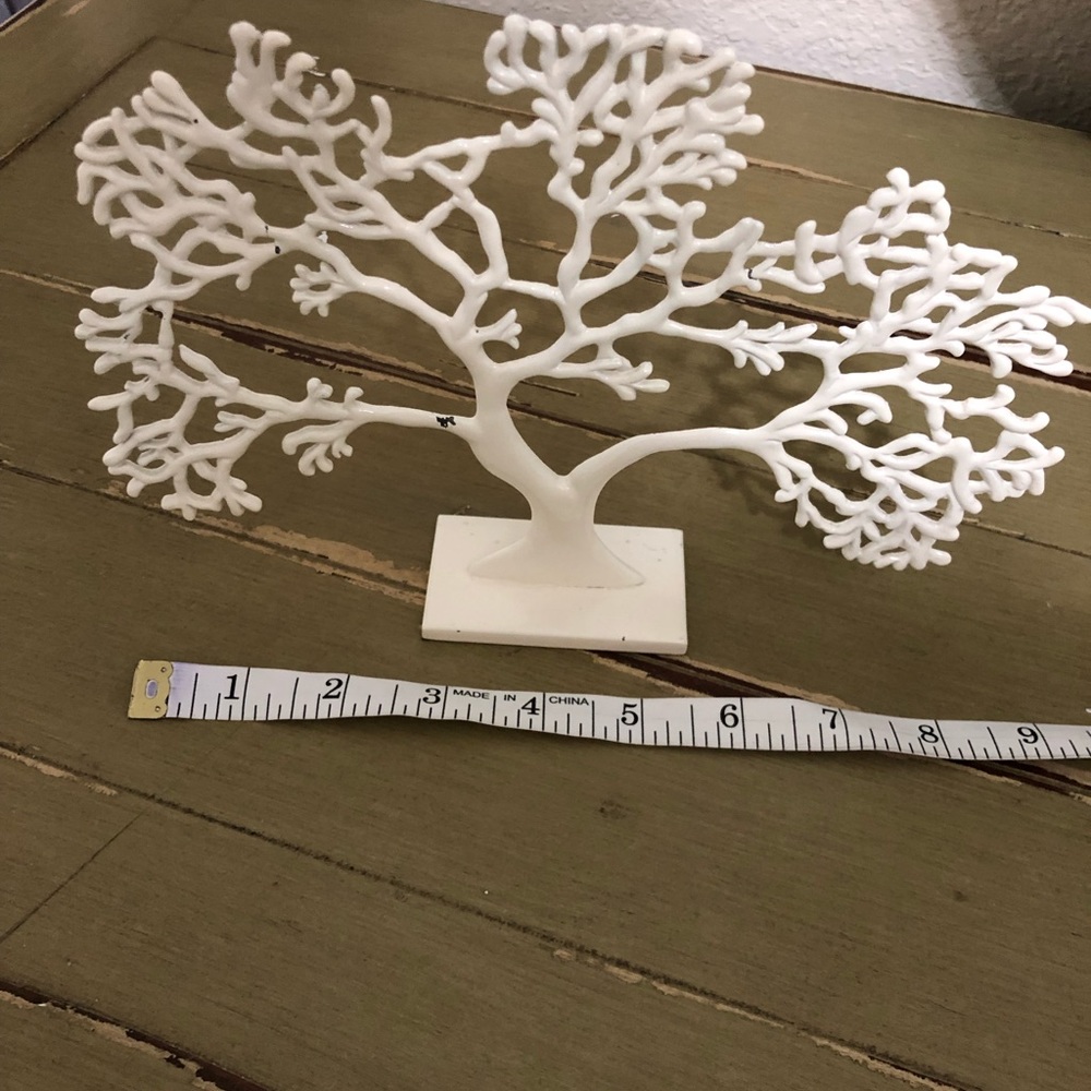 White Earring Holder